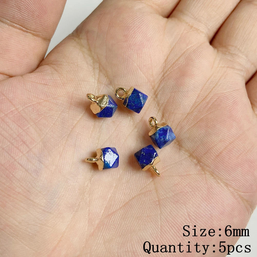 Lapis Lazuli Natural Gemstone Pendants & Charms | Jewelry Making Supplies