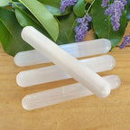 Natural Selenite Wand — Cleansing, Protection & High-Vibe Energy