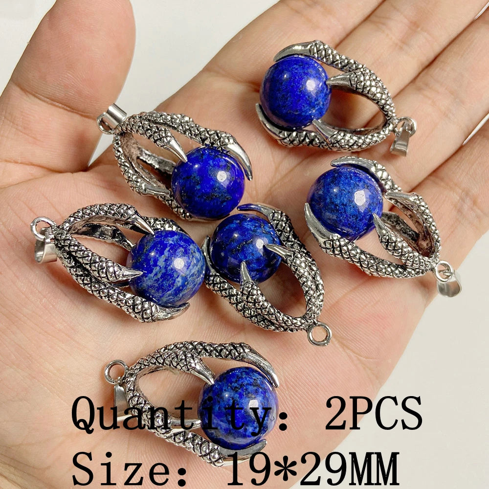Lapis Lazuli Natural Gemstone Pendants & Charms | Jewelry Making Supplies