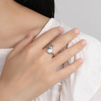 Larimar Sea Star 925 Sterling Silver Ring