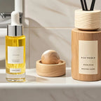 Mini Wooden Essential Oil Diffuser | Car & Home Aromatherapy Decor