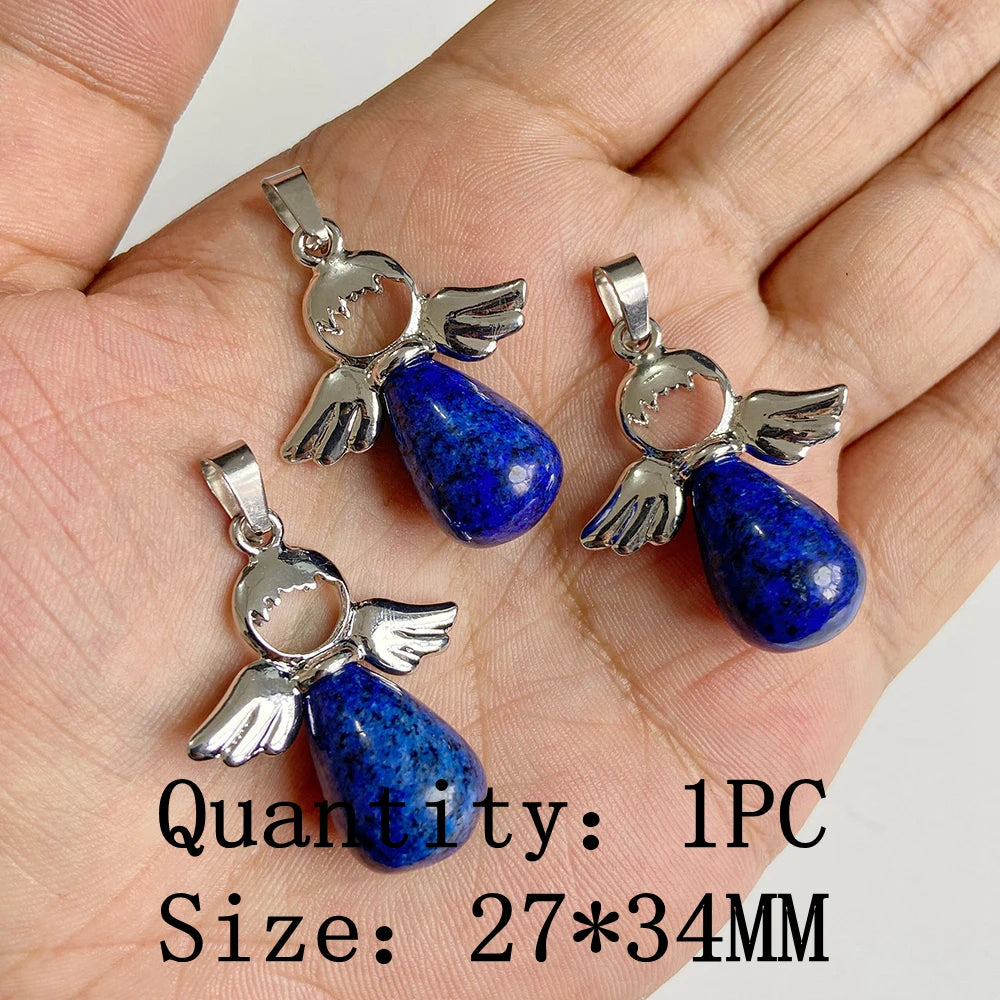Lapis Lazuli Natural Gemstone Pendants & Charms | Jewelry Making Supplies