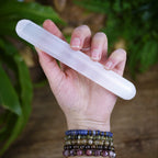Natural Selenite Wand — Cleansing, Protection & High-Vibe Energy