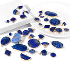 Lapis Lazuli Natural Gemstone Pendants & Charms | Jewelry Making Supplies