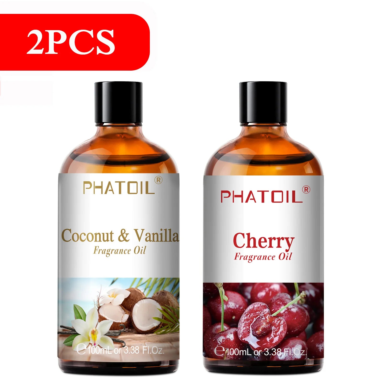 Fruit & Coconut Fragrance Oils – 100ml Singles, 2-Pack & 3-Pack Sets