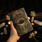 All-Seeing Eye Leather Journal — Refillable Vintage Travel Notebook