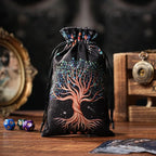 Velvet Drawstring Pouch — Tarot, Crystal & Rune Storage Bag