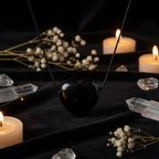Natural Stone Heart Pendant Necklace – Choose Your Crystal
