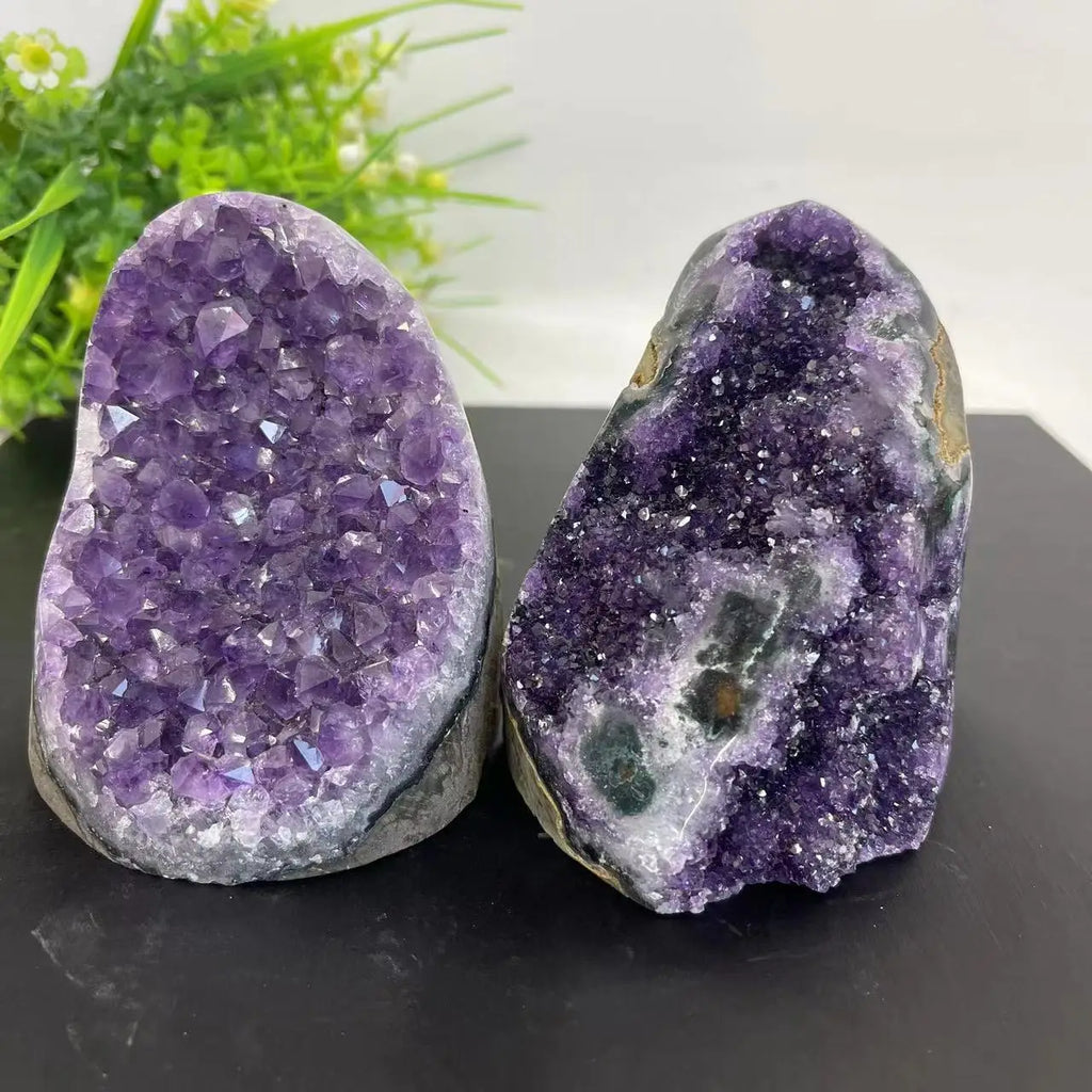 Amethyst Geode Cluster | Natural Uruguay Crystal | Choose Your Size