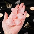 Raw Rose Quartz Rough Stone — 50g Natural Crystal Chunk
