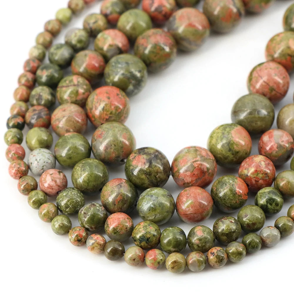 Natural Crystal Bead Strand – Healing Stone Beads for Jewelry Making