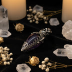 Natural Crystal Pendulum for Dowsing & Spiritual Divination — Genuine Gemstone