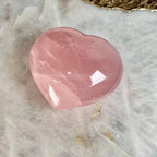 Rose Quartz Heart Stone | Natural Pink Crystal for Love & Emotional Healing