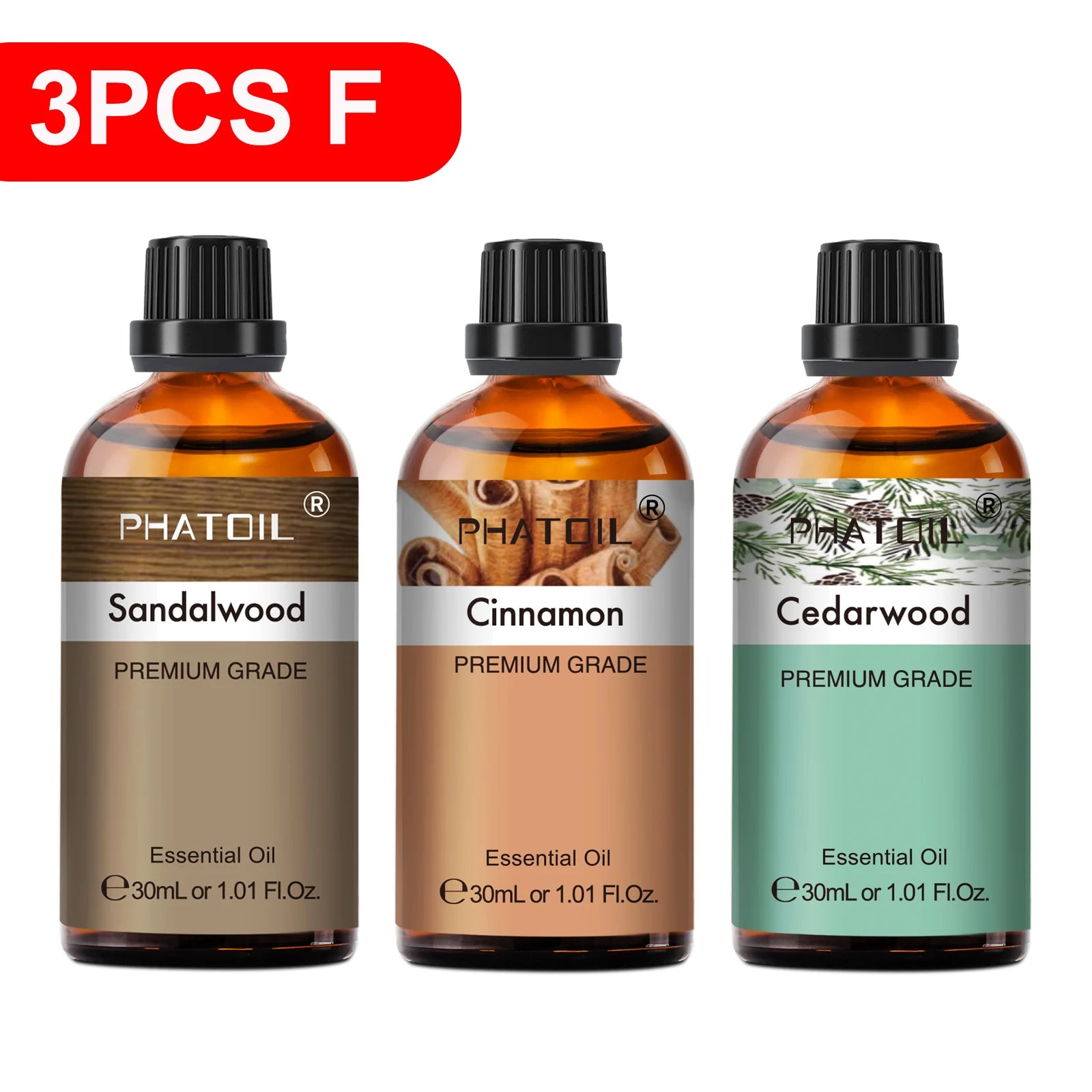Pure Essential Oils – 30ml Singles, 2-Pack & 3-Pack Sets