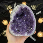 Natural Amethyst Geode — Raw Crystal Cluster