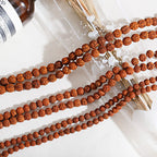 Rudraksha Mala Beads | 108 Count Meditation & Prayer Beads for Bracelet Making