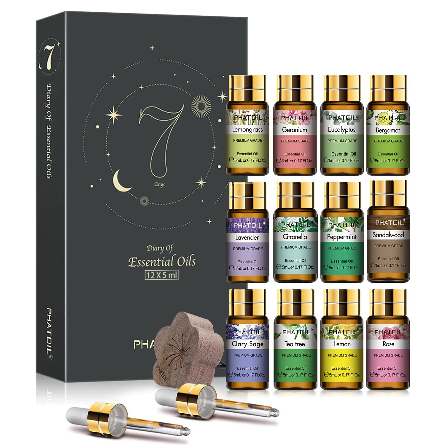 Essential Oils Gift Sets – 12 or 15 x 5ml