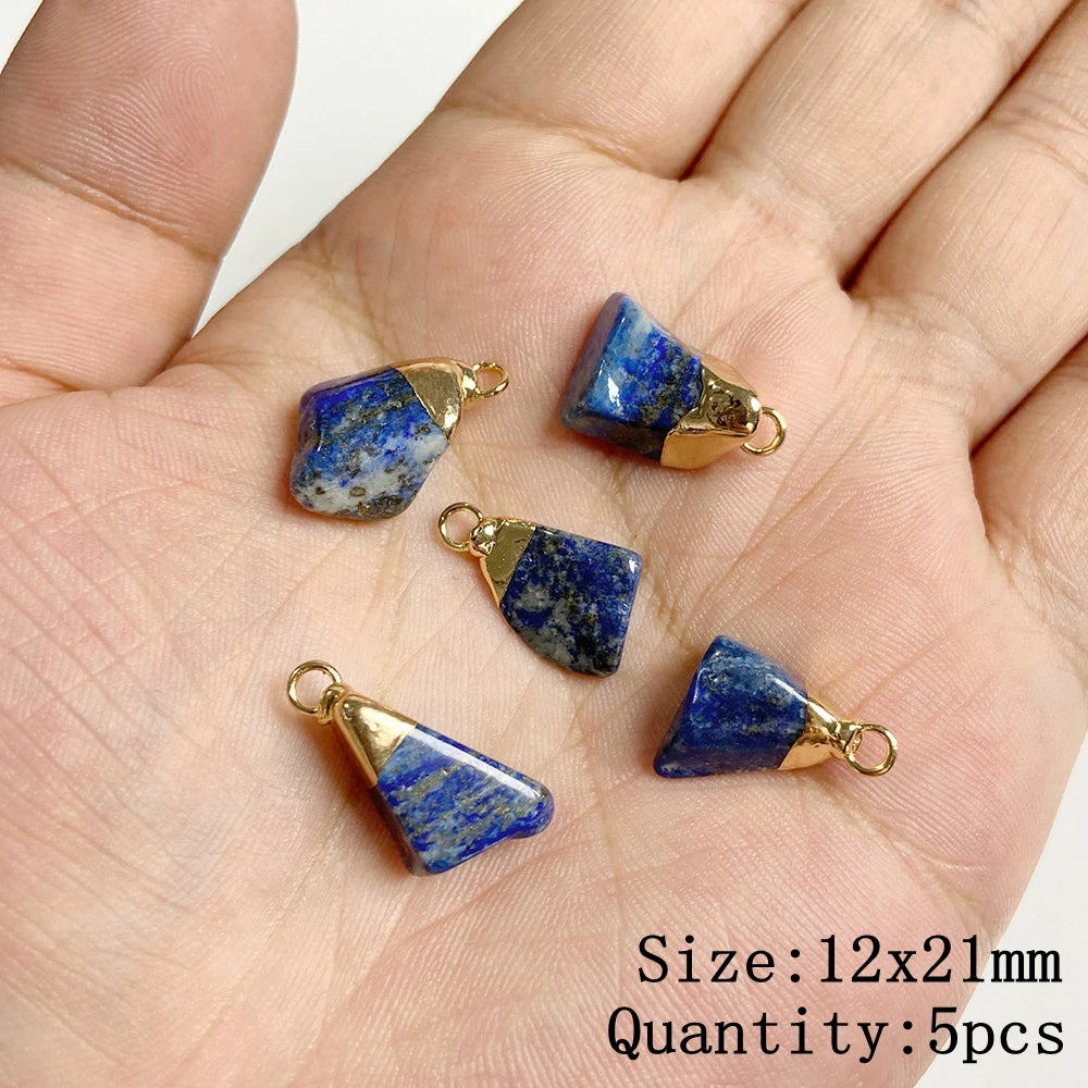 Lapis Lazuli Natural Gemstone Pendants & Charms | Jewelry Making Supplies