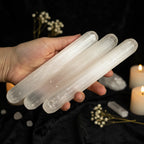 Natural Selenite Wand — Cleansing, Protection & High-Vibe Energy