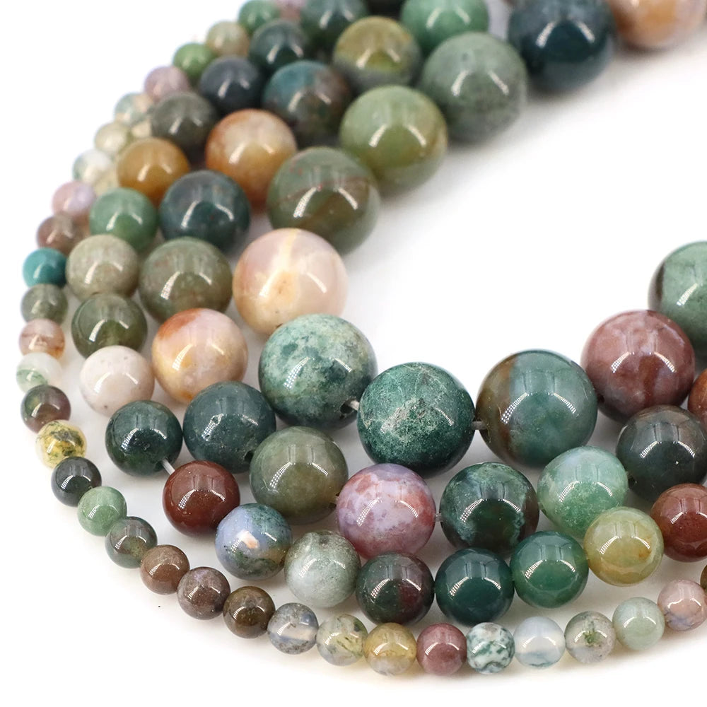 Natural Crystal Bead Strand – Healing Stone Beads for Jewelry Making