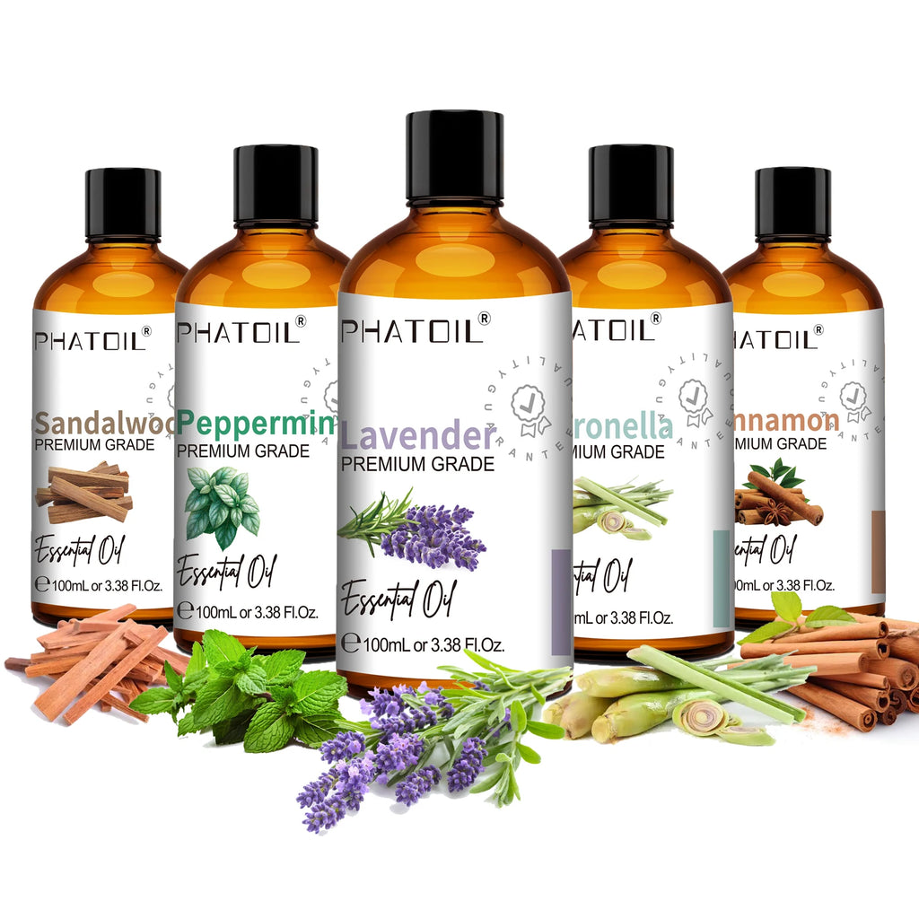 Pure Essential Oils – 100ml Aromatherapy Singles
