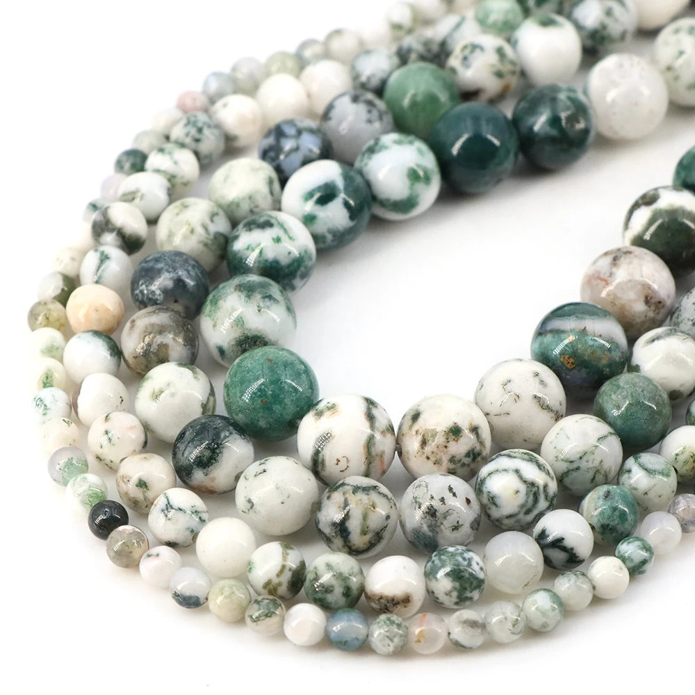 Natural Crystal Bead Strand – Healing Stone Beads for Jewelry Making