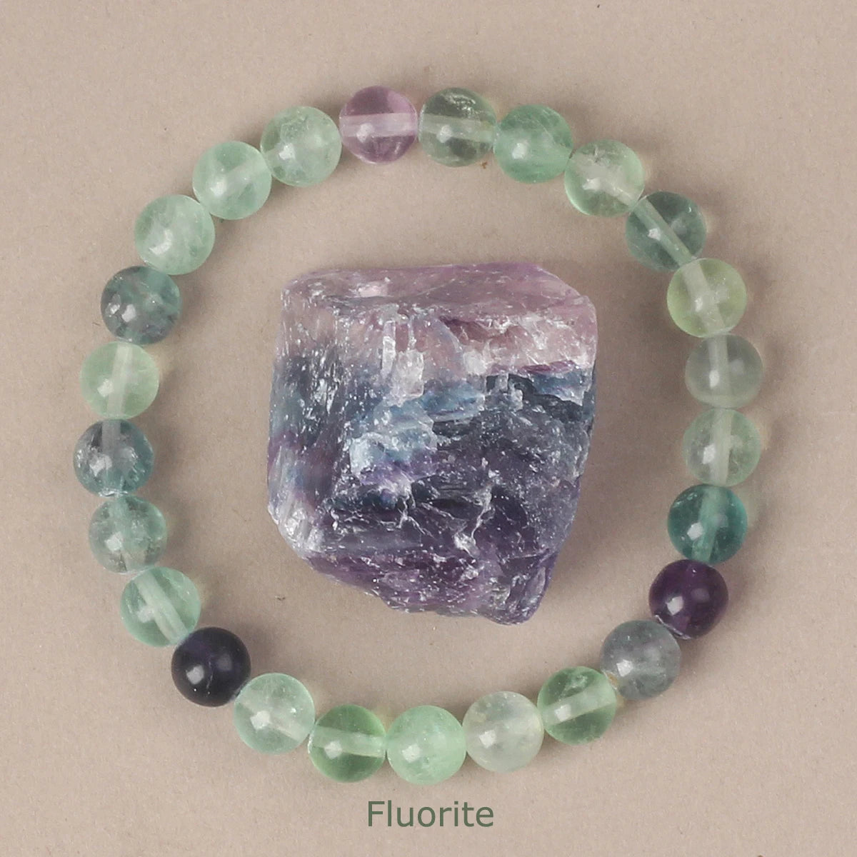 Natural Crystal Bead Bracelet | Choose Your Stone | 6mm or 8mm