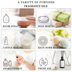 Pure Essential Oil Set — Singles & 9-Piece Gift Sets | Aromatherapy, Diffuser & Candle Making