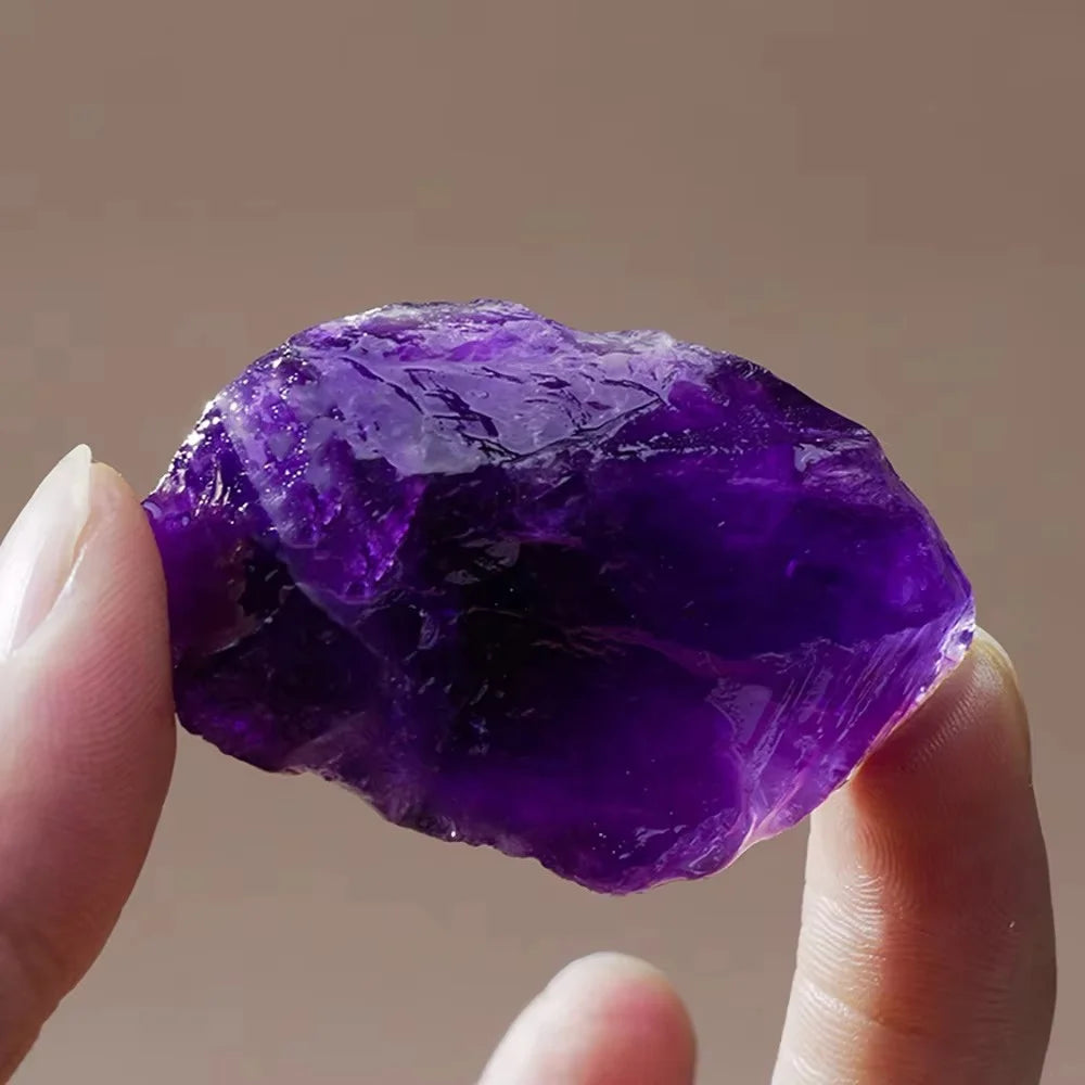 Natural Amethyst Raw Crystal — Healing Gemstone for Reiki & Chakra