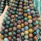 Natural Crystal Bead Strand – Healing Stone Beads for Jewelry Making