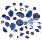 Lapis Lazuli Natural Gemstone Pendants & Charms | Jewelry Making Supplies