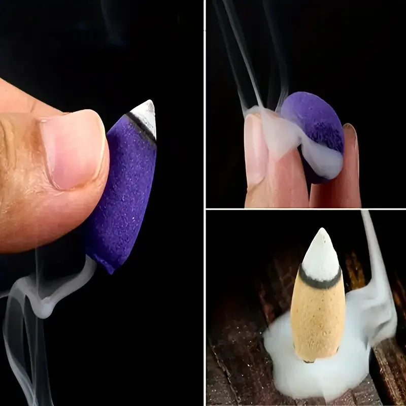 Backflow Incense Cones | Natural Waterfall Smoke Cones in 6 Scents