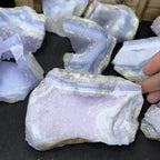 Blue Lace Agate Raw Specimen | Natural Rough Crystal