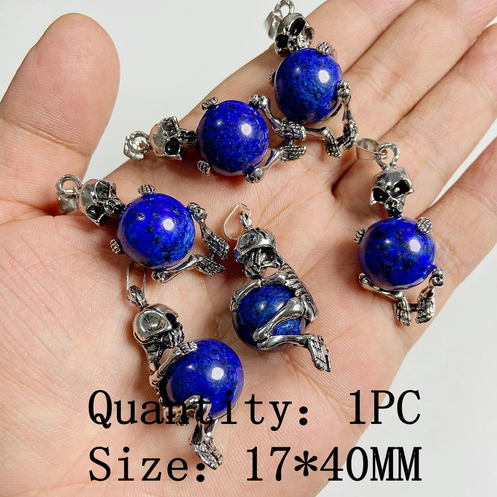 Lapis Lazuli Natural Gemstone Pendants & Charms | Jewelry Making Supplies