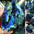 Azurite Malachite Crystal Specimen — Raw Healing Stone
