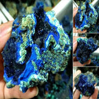 Azurite Malachite Crystal Specimen — Raw Healing Stone