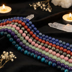 Natural Crystal Bead Strand – Healing Stone Beads for Jewelry Making