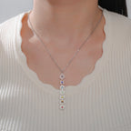 7 Chakra Pendant Necklace – Colorful Stone Stainless Steel