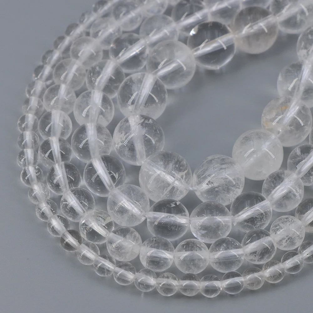 Natural Crystal Bead Strand – Healing Stone Beads for Jewelry Making