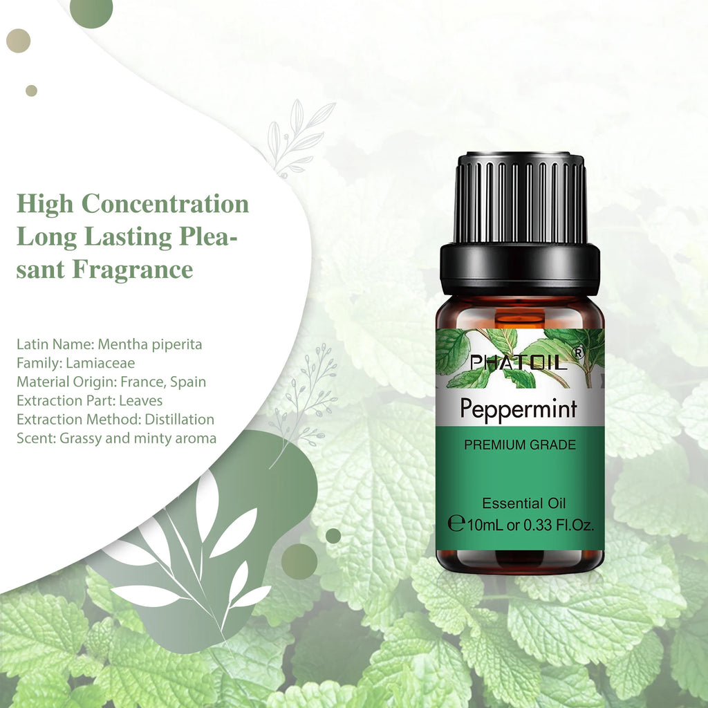 Pure Plant Essential Oil 10ml | Singles & 3-Packs for Diffusers, Aromatherapy & DIY