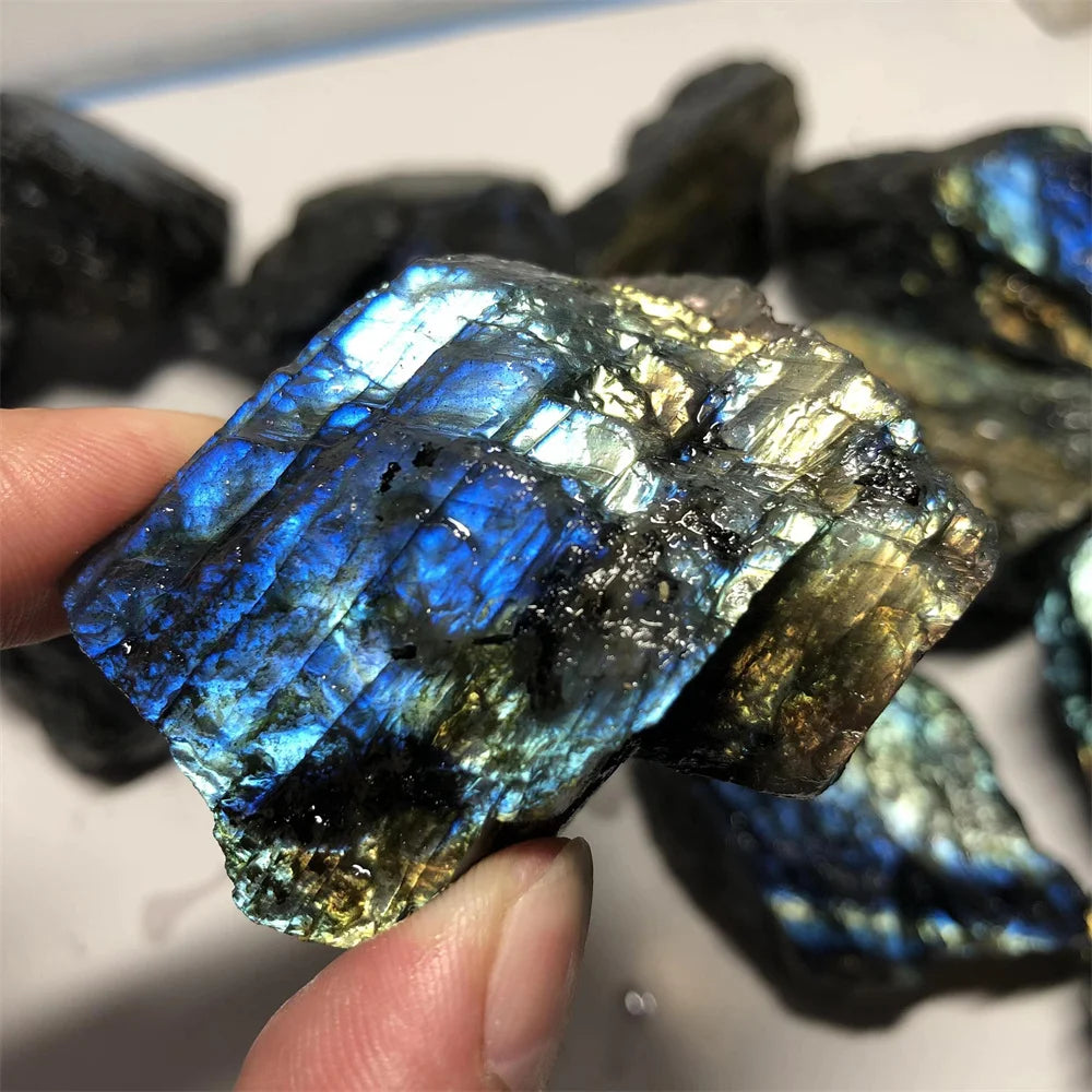 Raw Labradorite Crystal Stone | Choose Your Size