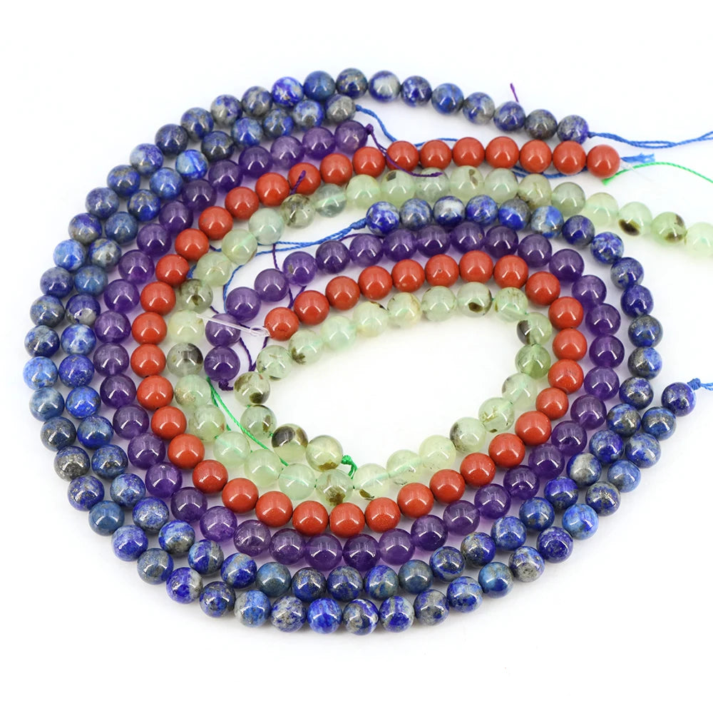 Natural Crystal Bead Strand – Healing Stone Beads for Jewelry Making