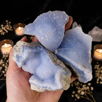 Blue Lace Agate Raw Specimen | Natural Rough Crystal