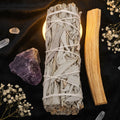 Sacred Smudging Ritual Bundle | White Sage, Palo Santo & Amethyst