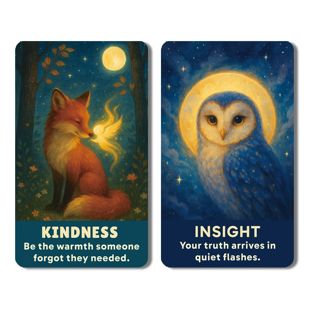 The Soul’s Compass Oracle Deck – 48-Card Daily Reflection & Meditation Deck