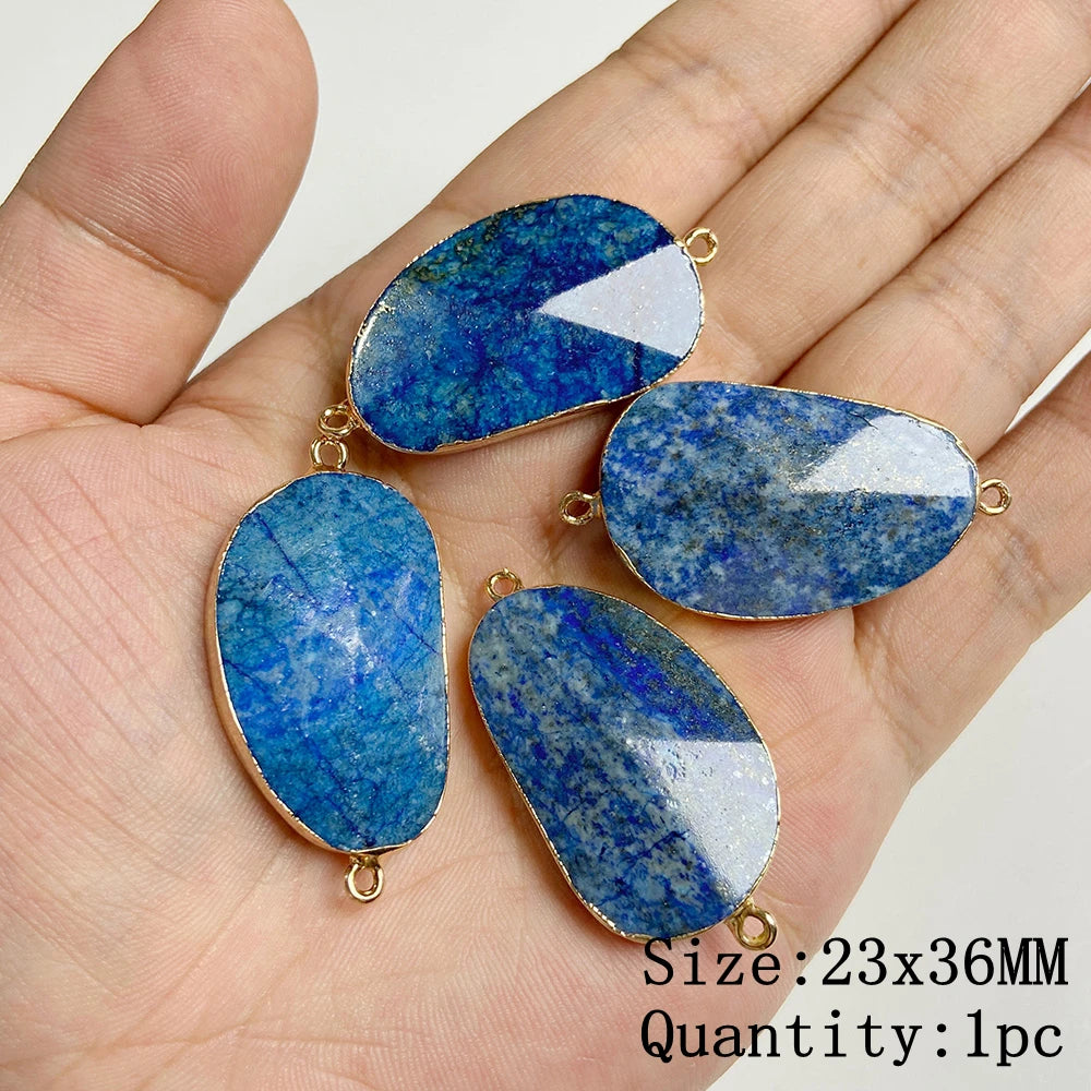 Lapis Lazuli Natural Gemstone Pendants & Charms | Jewelry Making Supplies