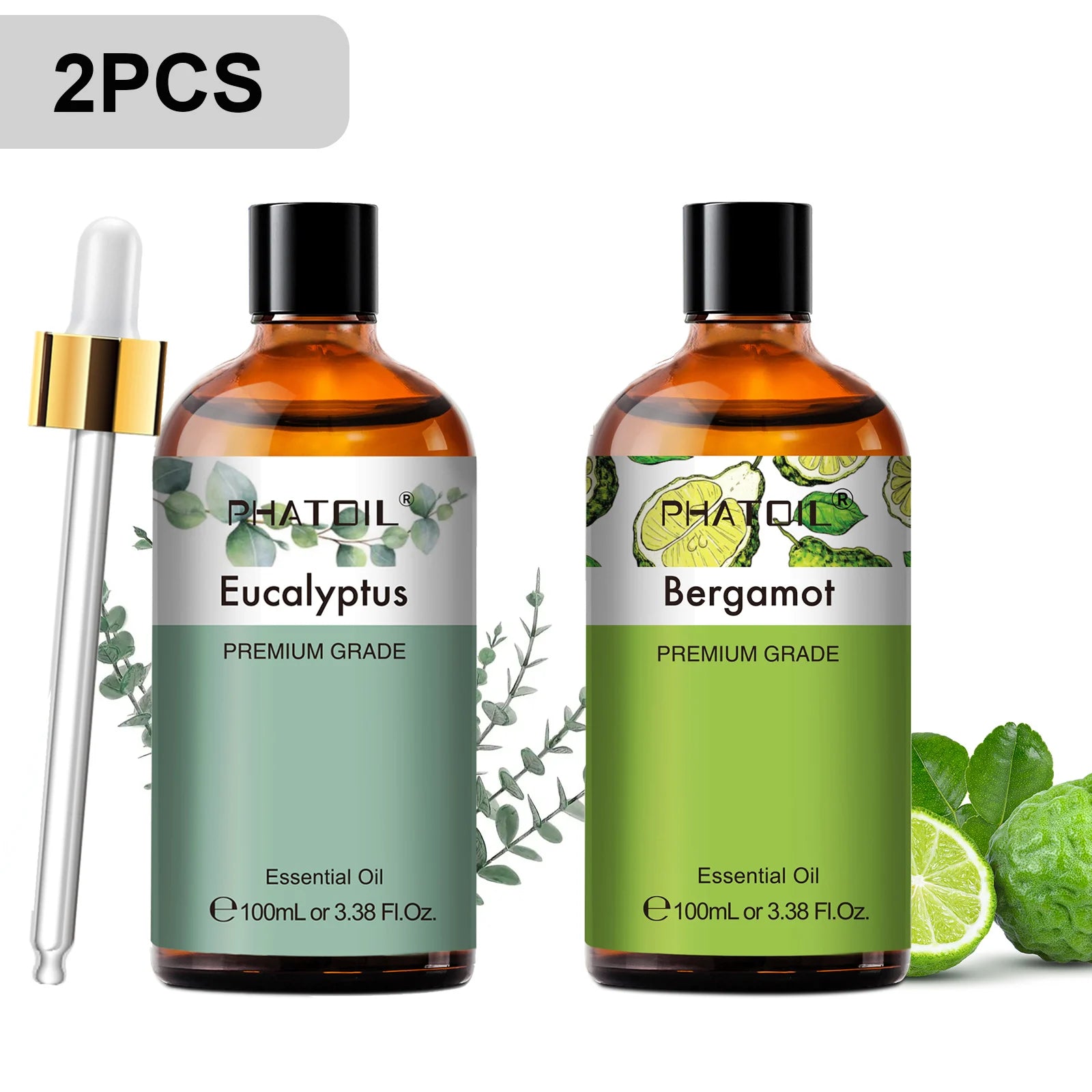 Premium Essential Oil 100ml | Singles, Blends & 2-Packs for Diffusers & Aromatherapy