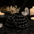 Black Obsidian Round Beads Strand — Natural Stone for Jewelry Making (4–18mm)