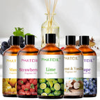Sweet Fruit Fragrance Oils 100ml with Dropper – 25 Single Scents