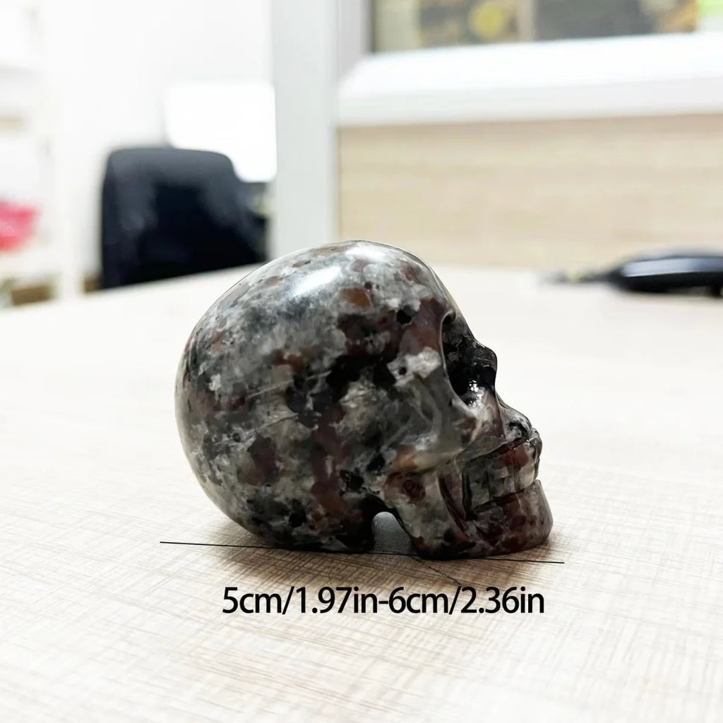 Yooperlite Crystal Skull Carving